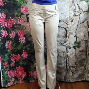 New Express Womens Tan Columnist Dress Pants Sz 8R